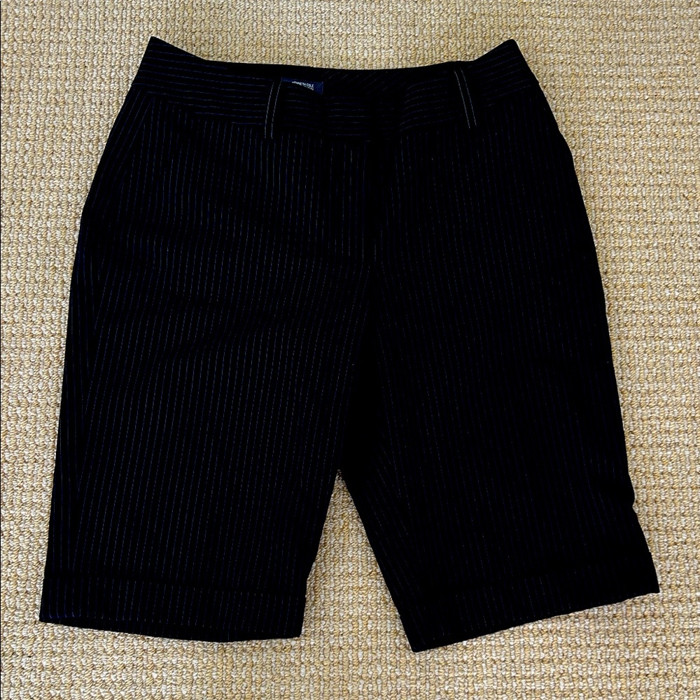 Women’s Kenneth Cole Reaction Black Pin Striped Shorts